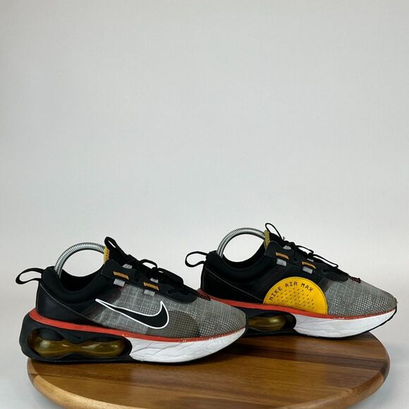 Big Kids Nike Air Max‎ 2021 Black White Mystic Red Shoes Sneakers Size 6.5 Y GUC - Picture 1 of 8